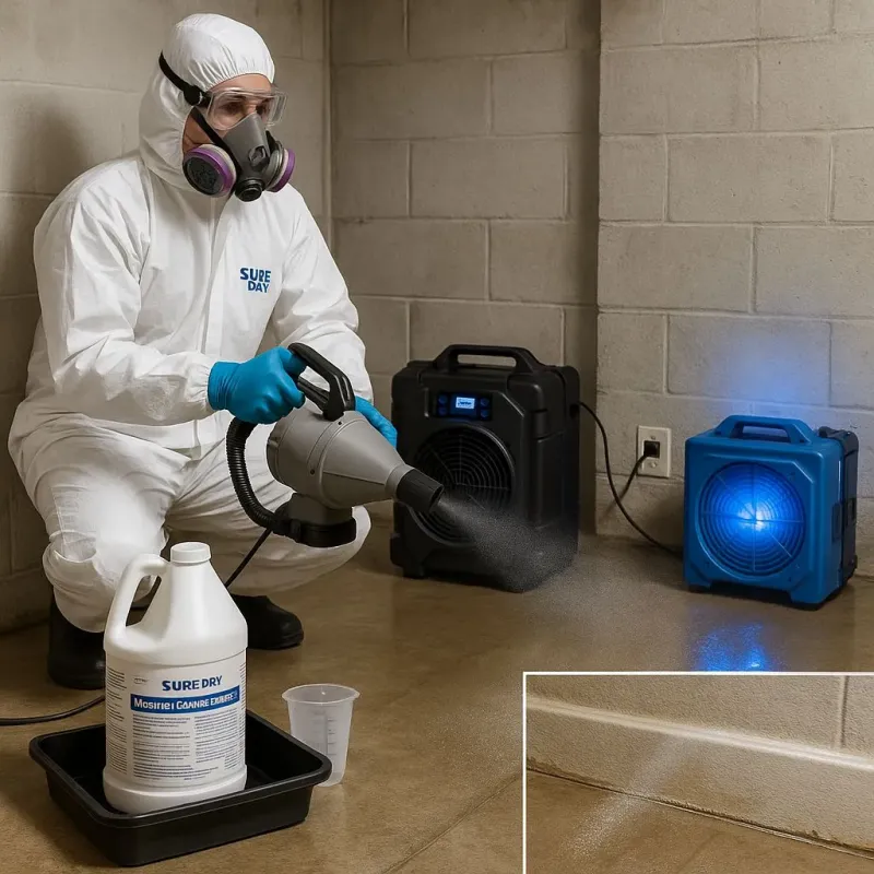 Sanitization and Odor Removal process in Suisun, CA